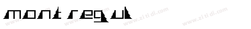 mont regul字体转换 mont regul字体转换